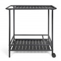 Desserte de jardin - LIVOO - GS163N - 61 x 42 cm - Noir