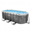 Intex - 26793FR - Kit piscine tubulaire baltik ovale 4,00 x 2,00 x 1,22m