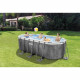 Intex - 26793FR - Kit piscine tubulaire baltik ovale 4,00 x 2,00 x 1,22m