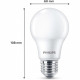 Ampoule LED - PHILIPS - 60 W - E27 - Blanc chaud - Dépolie - Non-Dimmable - 3 pieces