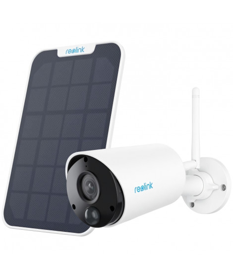 Caméra extérieure - REOLINK - B320 - Panneau solaire - Blanc