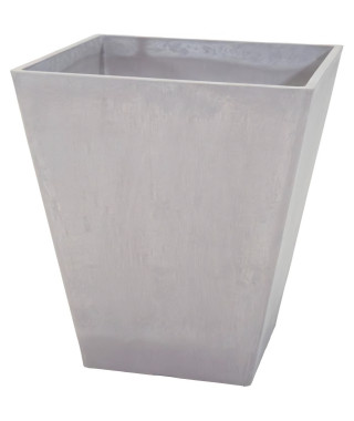Pot - MEGA COLLECTIONS - Ecostone Square - 41 x 45 cm - Taupe