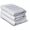 Lot de 3 serviettes - LOVELY HOME - 3 Serviettes 50 x 100 cm - Blanc