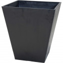 Pot - MEGA COLLECTIONS - Ecostone Square - 48 x 57 cm - Noir