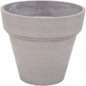 Pot - MEGA COLLECTIONS - Ecostone Planter - Ø 41 cm - H 35 cm - Taupe
