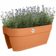 Pot de fleurs - ELHO - Vibia Campana Flower Bridge 60 - Marron - L 26 x B 59 x H 22 cm - Balcon/Extérieur - 100% recyclé