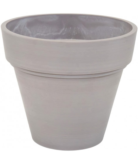 Pot - MEGA COLLECTIONS - Ecostone Planter - Ø 55 cm - H 51 cm - Taupe
