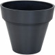 Pot - MEGA COLLECTIONS - Ecostone Planter - Ø 55 cm - H 51 cm - Noir