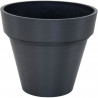 Pot - MEGA COLLECTIONS - Ecostone Planter - Ø 55 cm - H 51 cm - Noir