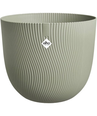 Pot de fleurs - ELHO - Sereh Rond 40 - Vert - Ø 39 x H 33 cm - 100% recyclé