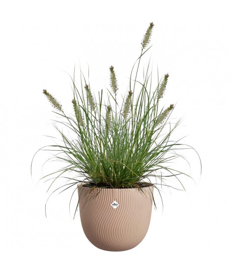 Pot de fleurs - ELHO - Sereh Rond 40 - Marron - Ø 39 x H 33 cm - 100% recyclé