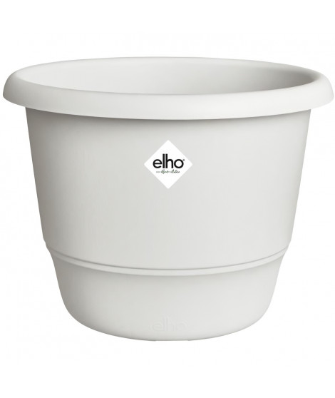 Pot de fleurs - ELHO - Amiga Rond 40 - Blanc - Ø 39 x H 29 cm - Extérieur - 100% recyclé