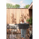 ELHO - Gb Balconniere Set De Cult 55 - Living Noir - L 55 x B 28.5 x H 25 cm - Balcon - 100% recyclé