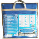 Bâche a bulles pour piscine bois - UBBINK - Rectangulaire 350x650 - Bleue - 400 microns