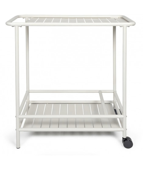 Desserte de jardin - LIVOO - GS163C - Acier résistant a la rouille - 2 roulettes - 61 x 42 cm