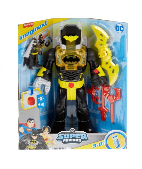 Fisher-Price-DC Super Friends Batman dans son Exosquelette-robot - Imaginext - HYG31