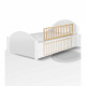 SAFETY 1ST, Barriere de lit bois naturel, 110 cm compatible lits supérieur a 160 cm, éco responsable, bois FSC 100%