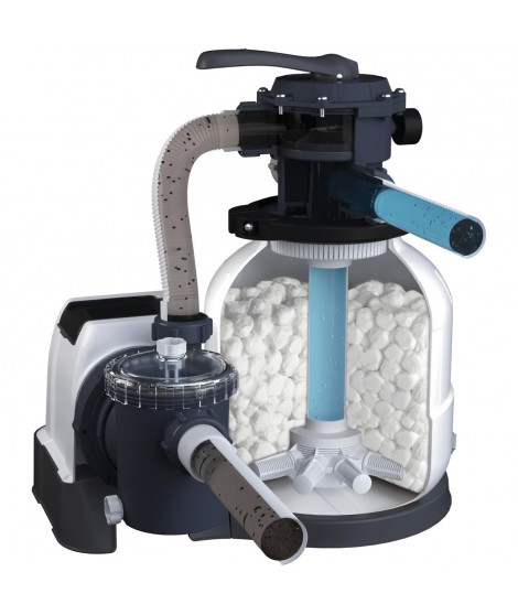 Balles Filtrantes - INTEX - Finesse de filtration 3 a 5 microns - Durée de vie 3 a 5 ans