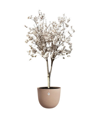 Pot de fleurs - ELHO - Sereh Rond 47 - Marron - Ø 47 x H 40 cm - 100% recyclé