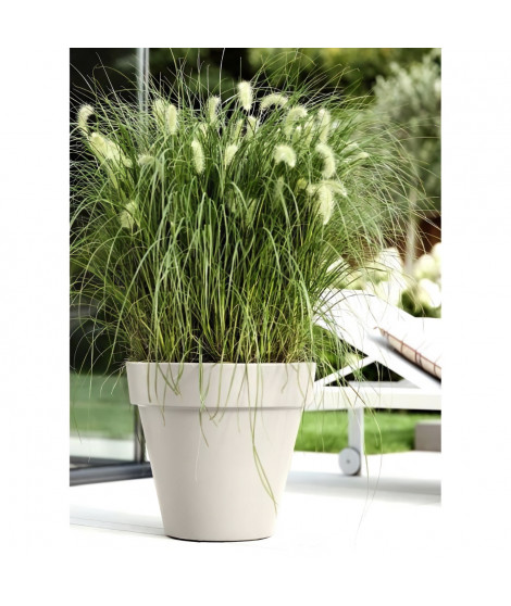 Pot de fleurs - ELHO - Pure Round 60 - Blanc - Ø 59 x H 54 cm - 100% recyclé