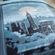 Parure de lit - TODAY - JAVA - 2 personnes - 240x220 cm - Coton - Imprimé New York - Bleu