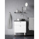 Lot de 4 serviettes - LOVELY HOME - 2 Serviettes 50 x 100 cm + 2 Draps de douche 70 x 140 cm - Gris clair