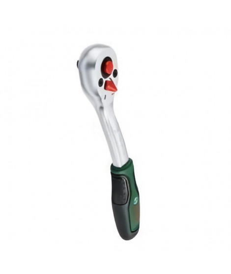 Bosch Clé a cliquet 1/4 (couple élevé jusq. 93 Nm  méca. a 72 dents  bouton de verr inverseur intuitif  manche courbé)