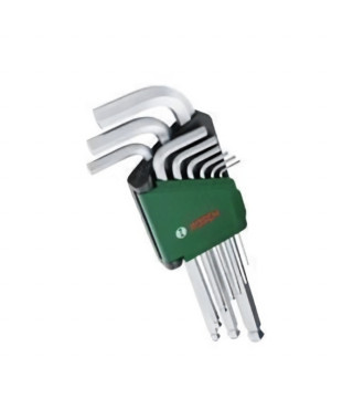 Bosch set de clés Allen - 9 pieces