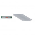 Bosch Set de 10 lames sécables 18 mm (acier SK5 haute qualité  7 parties sécables  étui de rangement)
