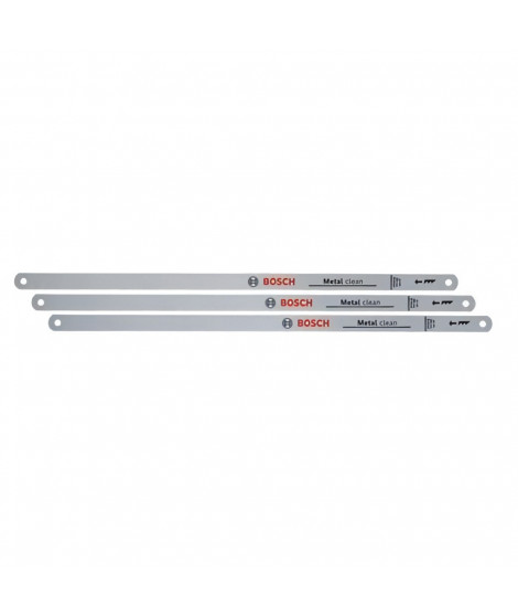 Bosch Set de 3 lames de scie alternative Clean 300 mm (lame bi-métal durable pour coupes nettes)
