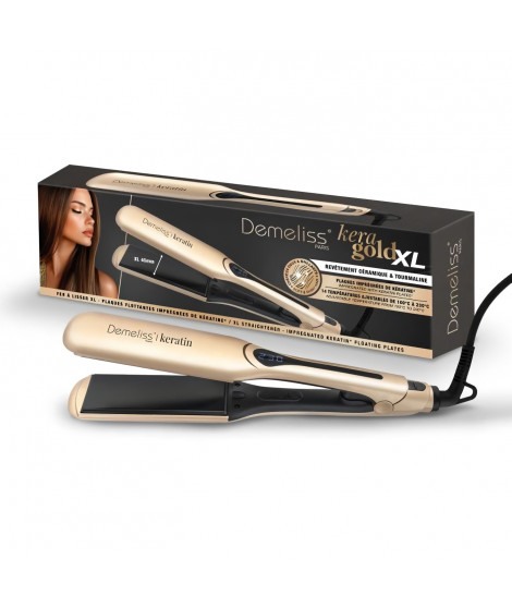 Lisseur - SAINT ALGUE - Demeliss Kera Gold XL - Plaques larges 45 mm