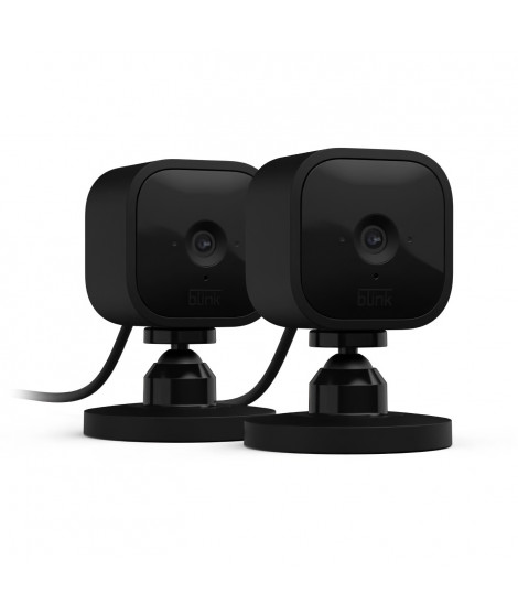 Caméra de surveillance - BLINK HOME SECURITY - Mini 2-Cam - HD 1080p - Vision nocturne - Détection de mouvements
