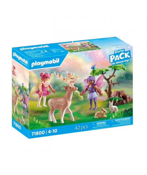 PLAYMOBIL 71800 Duo de fées avec animaux de la foret