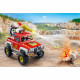 PLAYMOBIL 71824 Véhicule de pompiers avec bidon enflammé