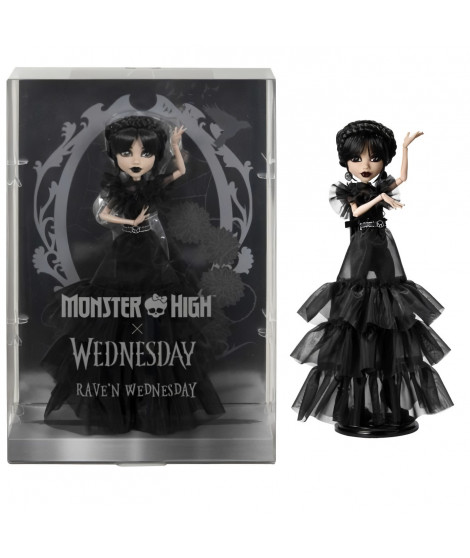 Monster High-Mercredi Addams en Tenue de Bal-Poup?e - Monster High - HXJ03