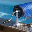 GRE Enrouleur de bâches pour piscine hors-sol jusqu'a 5,8m de large
