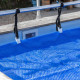 GRE Enrouleur de bâches pour piscine hors-sol jusqu'a 5,8m de large