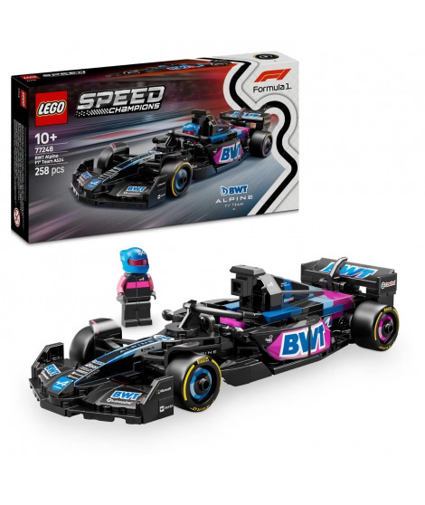 LEGO Speed Champions 77248 Voiture F1 BWT Alpine Team A524 Jeu de construction des 10 ans