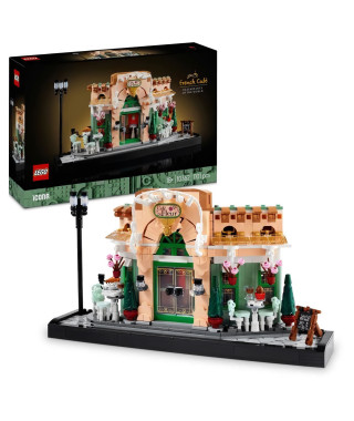 LEGO Icons 10362 Le café français - Décoration parisienne pour étagere - Set pour adulte