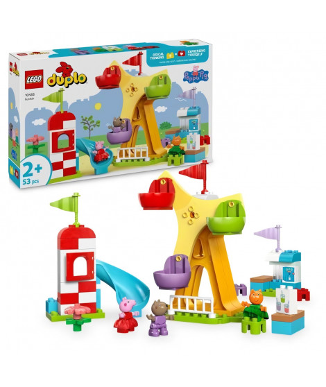 LEGO DUPLO Peppa Pig 10453 La Fete Foraine - Jeu de construction pour enfants des 2 ans