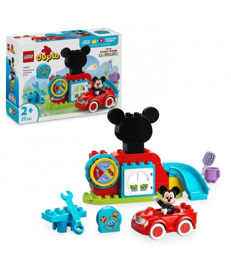 LEGO DUPLO | Disney 10454 La maison et la Voiture de Mickey - Jeu de construction 2 ans