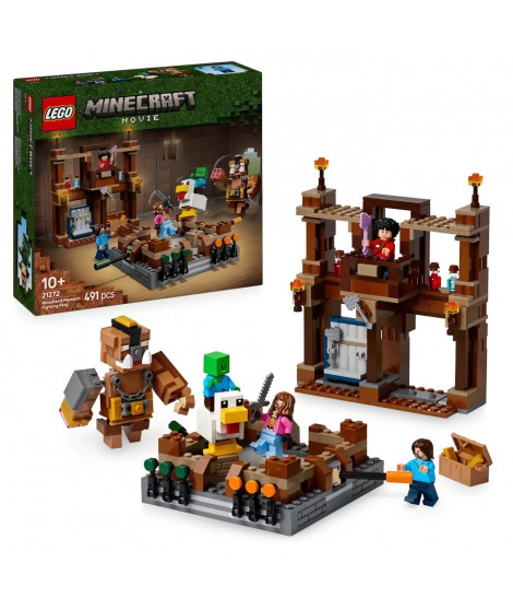 LEGO Minecraft 21272 Le Ring du Manoir des Bois - Jeu de construction garçon des 10 ans