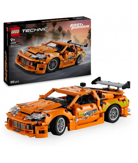 LEGO Technic 42204 Fast and Furious Toyota Supra MK4 - Jouet voiture pour garçon des 9 ans