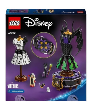 LEGO | Disney Villains 43262 Les Robes de Maléfique et Cruella D'Enfer - Jeu fille 9 ans