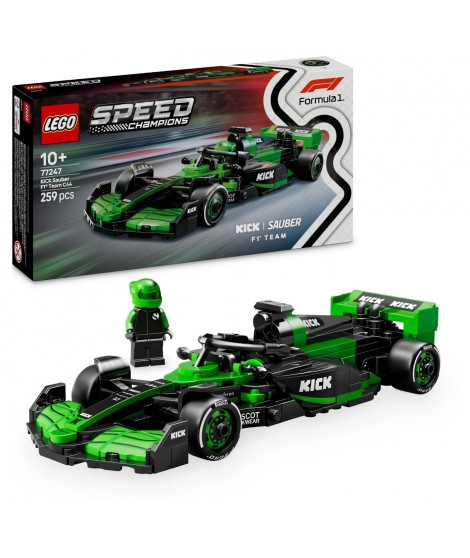 LEGO Speed Champions 77247 Voiture F1 KICK Sauber Team C44 Jeu de construction des 10 ans