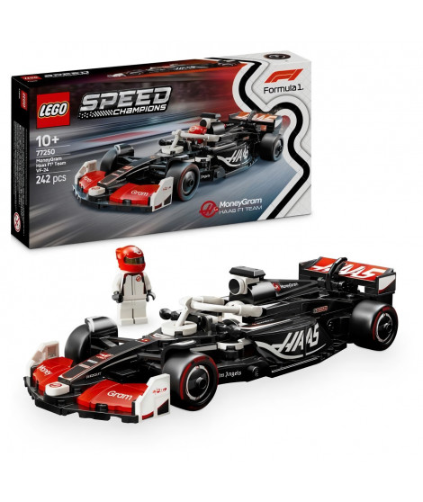 LEGO Speed Champions 77250 Voiture F1 MoneyGram Haas Team VF-24 - Jouet des 10 ans