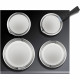 ARTHUR MARTIN AM5538 - Batterie de cuisine 8 pieces Inox : 3 poeles, 3 casseroles, 2 poignées - Tous feux dont induction