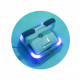 BESTWAY Robot nettoyeur de piscine a leds PRESTO pour piscine de 5 x 9 m - fonds, parois et ligne d'eau