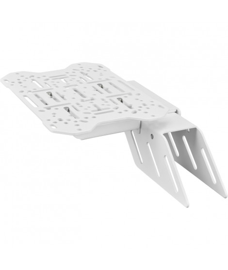 Support Simracing & Flightsim - OPLITE - Pour cockpit GTR S8 Full Force - Blanc - Compatible frein a main, boîte de vitesse, …
