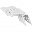 Support Simracing & Flightsim - OPLITE - Pour cockpit GTR S8 Full Force - Blanc - Compatible frein a main, boîte de vitesse, …